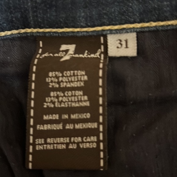7 for All Mankind Size 31 Short Inseam 32” Karah Bootcut - Picture 7 of 7